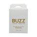 Buzz Original Liquid Vibrator Intimate Arousal Gel in white and gold packaging, 0.26 oz size.