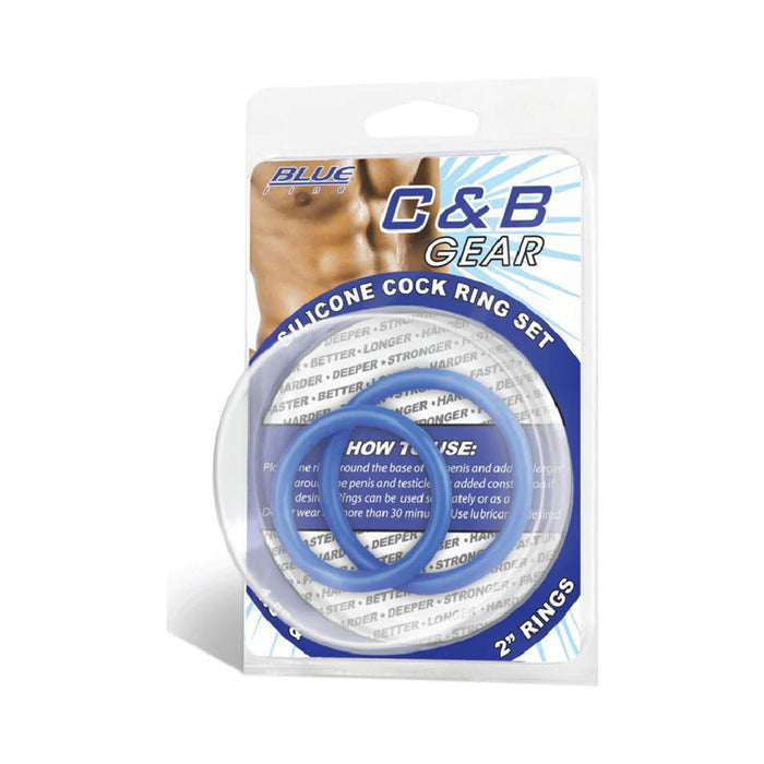C & B Gear Silicone Cock Ring Set - SexToy.com