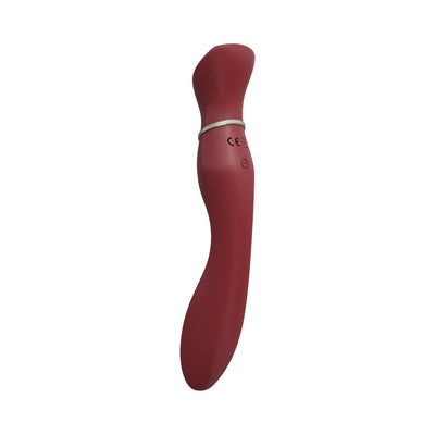 Sleek red Chance G-spot vibrator with curved ergonomic design and smooth silicone finish.