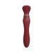 Sleek wine-colored Chance G-spot vibrator with smooth curves and a silver accent ring on a white background.