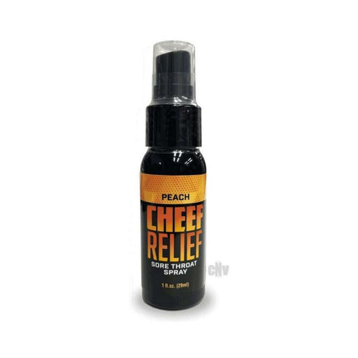 Cheef Relief Throat Spray Peach 1 Oz. - SexToy.com