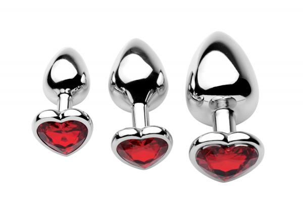 Chrome Hearts 3 Piece Anal Plugs With Gem Accents | SexToy.com