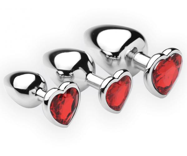 Chrome Hearts 3 Piece Anal Plugs With Gem Accents | SexToy.com
