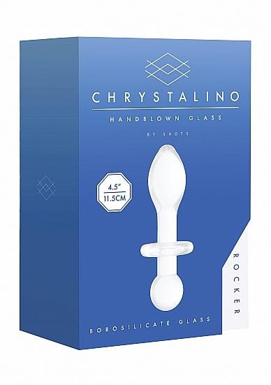 Chrystalino Rocker Glass Butt Plug | SexToy.com