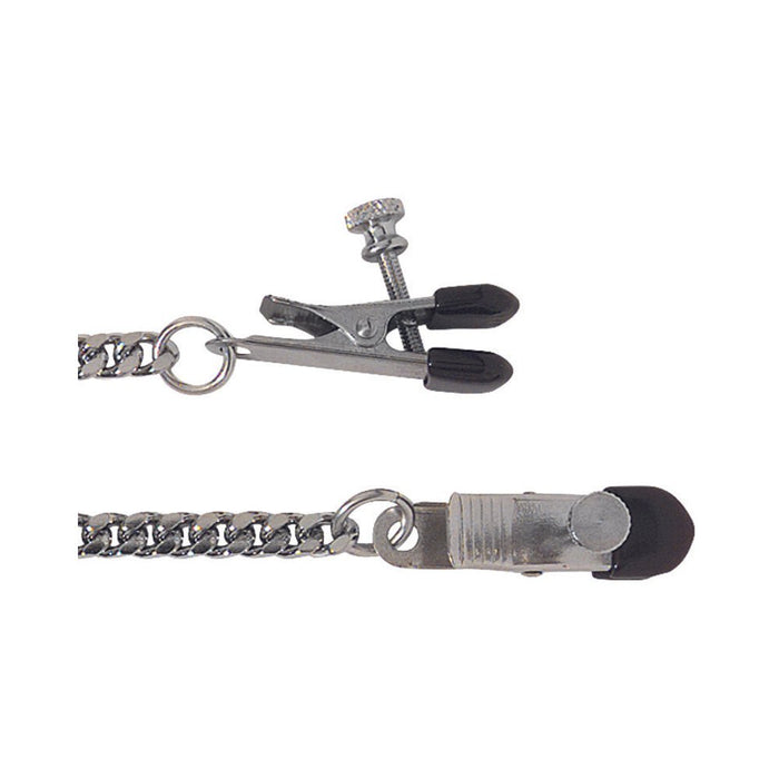 Classic Adjustable Nipple Clamps Rubber Tipped | SexToy.com