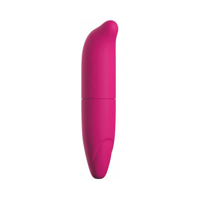 Pink curved G-Spot stimulator with smooth silicone finish from the Classix Couples Vibrating Starter Kit.