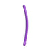 Flexible purple double-ended dildo with rounded tips for dual pleasure play.