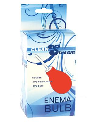 Clean Stream Enema Bulb Red | SexToy.com