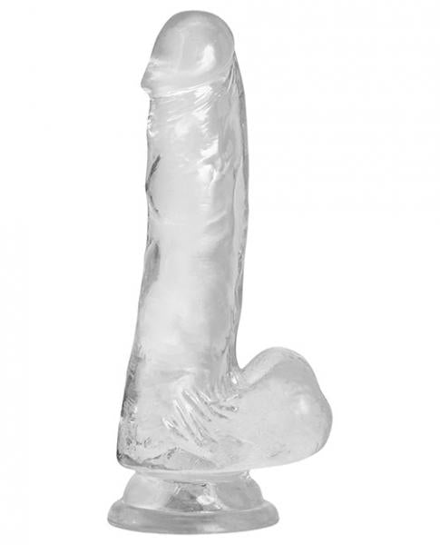 Clear Addiction 7 In Tpe Suction Cup Dong | SexToy.com