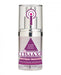 Climaxa Stimulating Gel in a clear 0.5 oz pump bottle with purple and white labeling for female pleasure amplification.