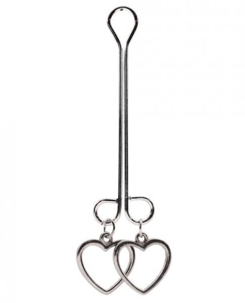 Clit Clamp Double Loop with Heart Charms | SexToy.com