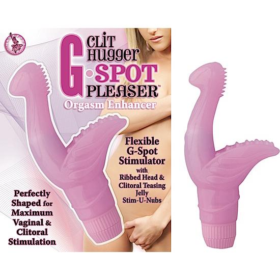 Clit hugger g spot pleaser pink vibrator | SexToy.com