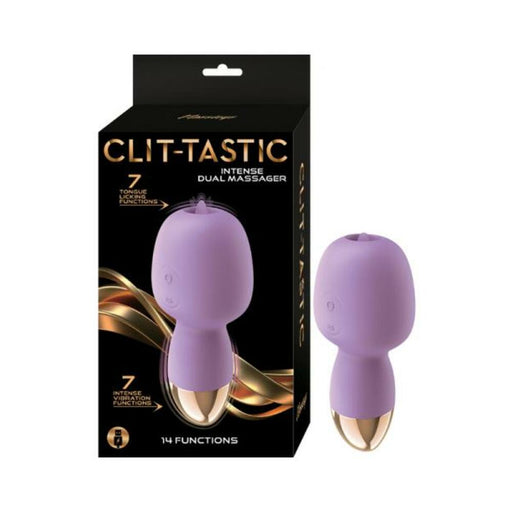 Clit-tastic Intense Dual Massager Lavender - SexToy.com
