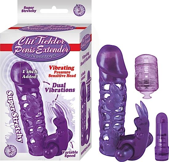 Clit Tickler Penis Extender Vibrating Sleeve | SexToy.com