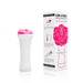 Clone-A-Pussy Plus+ Sleeve Kit with white molding container and hot pink silicone replica next to product packaging box.
