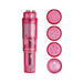 Cloud 9 Novelties Mini Massager Pocket Rocket Pink & 4 Attachments - SexToy.com