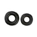 Cloud 9 Pro Rings Liquid Silicone Donuts 2 Pack Black - SexToy.com