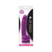Purple realistic dual density dildo with suction base in branded packaging by NS Novelties.