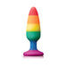 Colours Pride Edition Pleasure Plug Medium Rainbow | SexToy.com