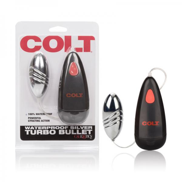 Colt Waterproof Turbo Bullet Vibrator Silver | SexToy.com