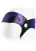 Connoisseur Amazon Single Strap Harness Black And Purple | SexToy.com