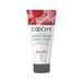 Tube of Coochy Berry Bliss shave cream with berry design and gray flip cap.