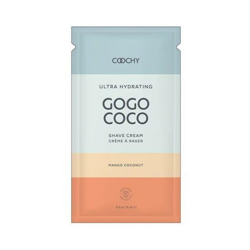 Coochy Ultra Hydrating Shave Cream Foil - .35 Oz Mango Coconut - SexToy.com