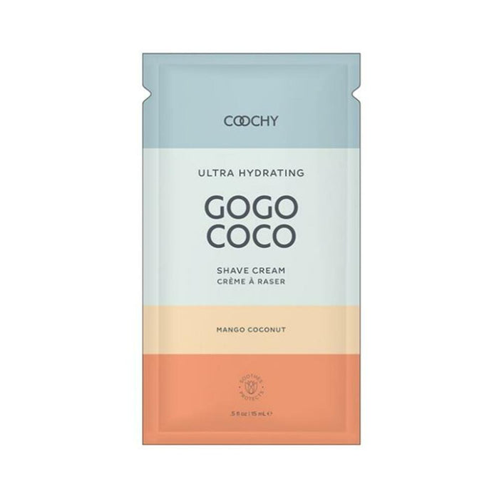 Coochy Ultra Hydrating Shave Cream Foil - .35 Oz Mango Coconut - SexToy.com