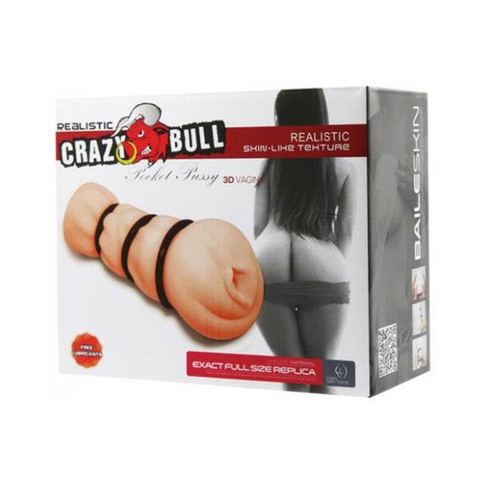 Crazy Bull Pocket Pussy Masturbator Sleeve Vagina - SexToy.com