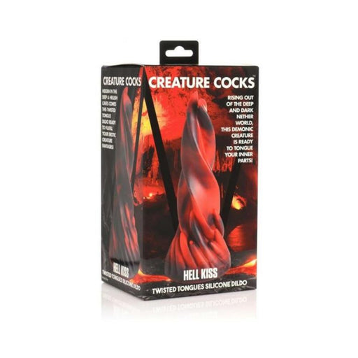 Creature Cocks Hell Kiss Twisted Tongues Silicone Dildo - SexToy.com