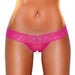 Crotchless Panties Pearl Beads Pink M/L | SexToy.com