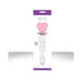 Crystal Heart Of Glass Wand and Vase - Pink | SexToy.com