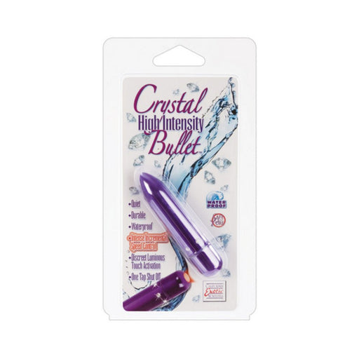 Crystal High Intensity Bullet Waterproof Purple - SexToy.com