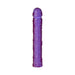 Crystal Jellies 10in Classic Dildo - Purple - SexToy.com