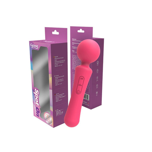 Curious Spot On Rechargeable Wand Pink - SexToy.com