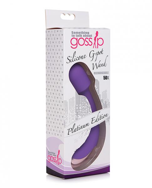 Curve Novelties Gossip G Spot Silicone Wand 50x - Violet | SexToy.com