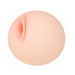 Compact flesh-toned boobie stroker with a textured vaginal opening for realistic feel and stimulation.