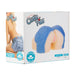 Cutie Pies Cowgirl Callie Masturbator in blue denim shorts packaging with product image and branding details.
