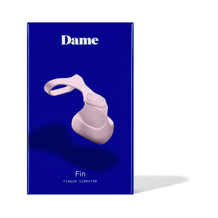 Dame Fin Finger Vibrator Quartz - SexToy.com