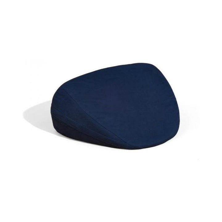 Indigo wedge-shaped Pillo sex pillow with soft cotton cover for versatile support and comfort.