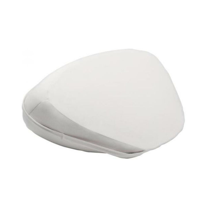 Dame Pillo ergonomic wedge pillow in soft oat color with smooth cotton cover for comfort and support.