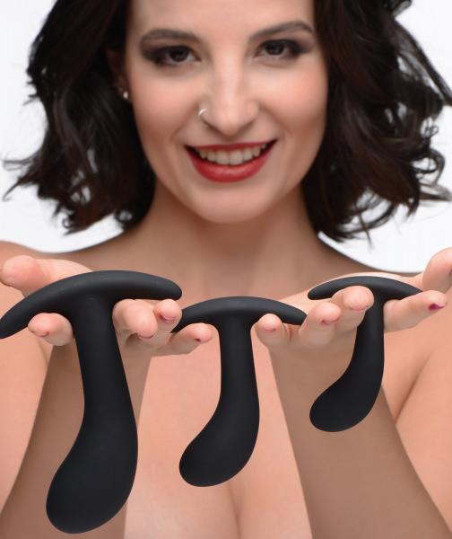 Dark Delights 3 Piece Curved Anal Trainer Set | SexToy.com