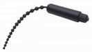 Dark Rod Vibrating Beaded Silicone Sound Black | SexToy.com