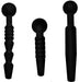 Dark Rods 3 Piece Silicone Penis Plug Set Black | SexToy.com
