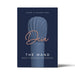 Deia The Wand body-forming massager in blue silicone with textured head on navy blue packaging box.