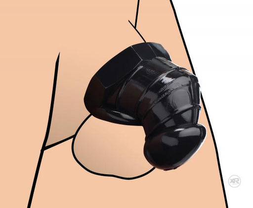 Detained Black Restrictive Chastity Cage | SexToy.com