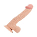 Realistic 7-inch dildo with suction cup base and detailed texture in natural skin tone.