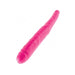 Pink double-ended dildo with realistic texture and sculpted heads, made from durable, body-safe material.