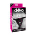 Packaging of Dillio Perfect Fit Harness in purple with adjustable straps and included waistband extension shown on front.