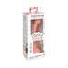 Dillio Platinum Secret Explorer 6-inch peach silicone dildo in clear retail packaging with product details.